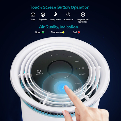商業24W PM2.5のエア フィルターはオフィスのデスクトップの空気清浄器をカスタマイズした