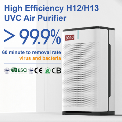 220V 120W紫外線HEPAの空気清浄器600平方フィート大きい部屋のエア フィルター
